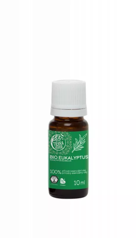 Tierra Verde Aceite esencial de eucalipto BIO (10 ml) - alivia los resfriados