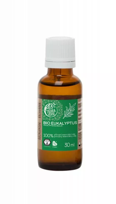 Tierra Verde Aceite esencial de eucalipto BIO (30 ml) - alivia los resfriados