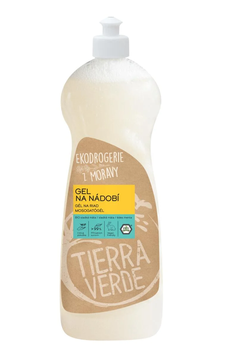 Tierra Verde Gel lavavajillas - BIO menta dulce 100 ml