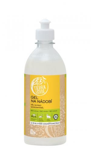 Gel lavavajillas con aceite de limón ecológico (500 ml)