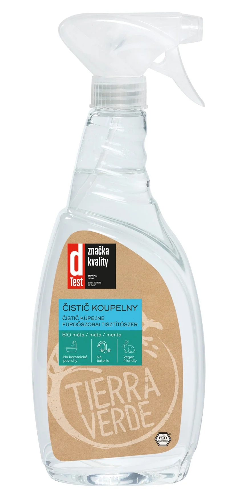 Tierra Verde Limpiador de baño con menta BIO 110 ml - con tensioactivos biodegradables