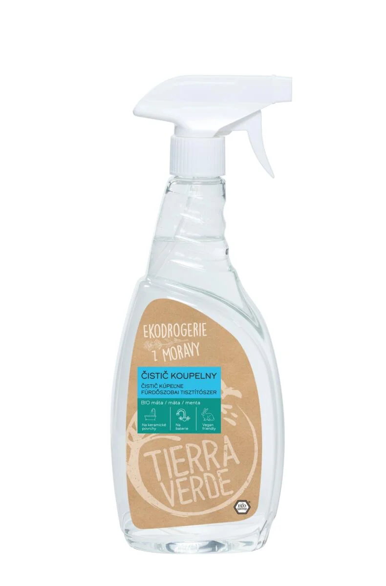 Tierra Verde Limpiador de baño con menta BIO 110 ml - con tensioactivos biodegradables