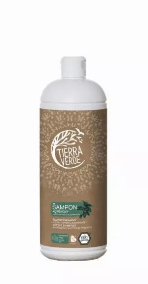 Tierra Verde Champú de ortiga para cabellos grasos con romero (1 l)
