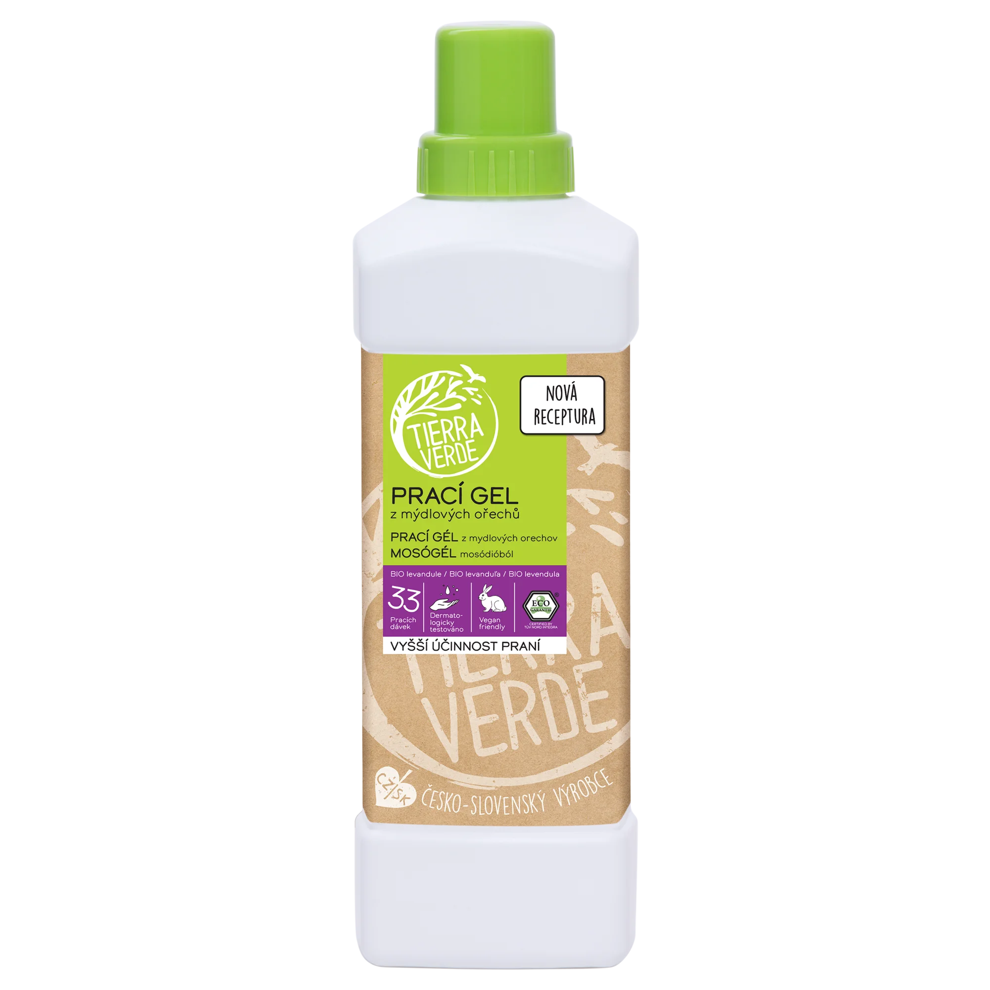 Tierra Verde Gel de lavado con lavanda BIO 2 l