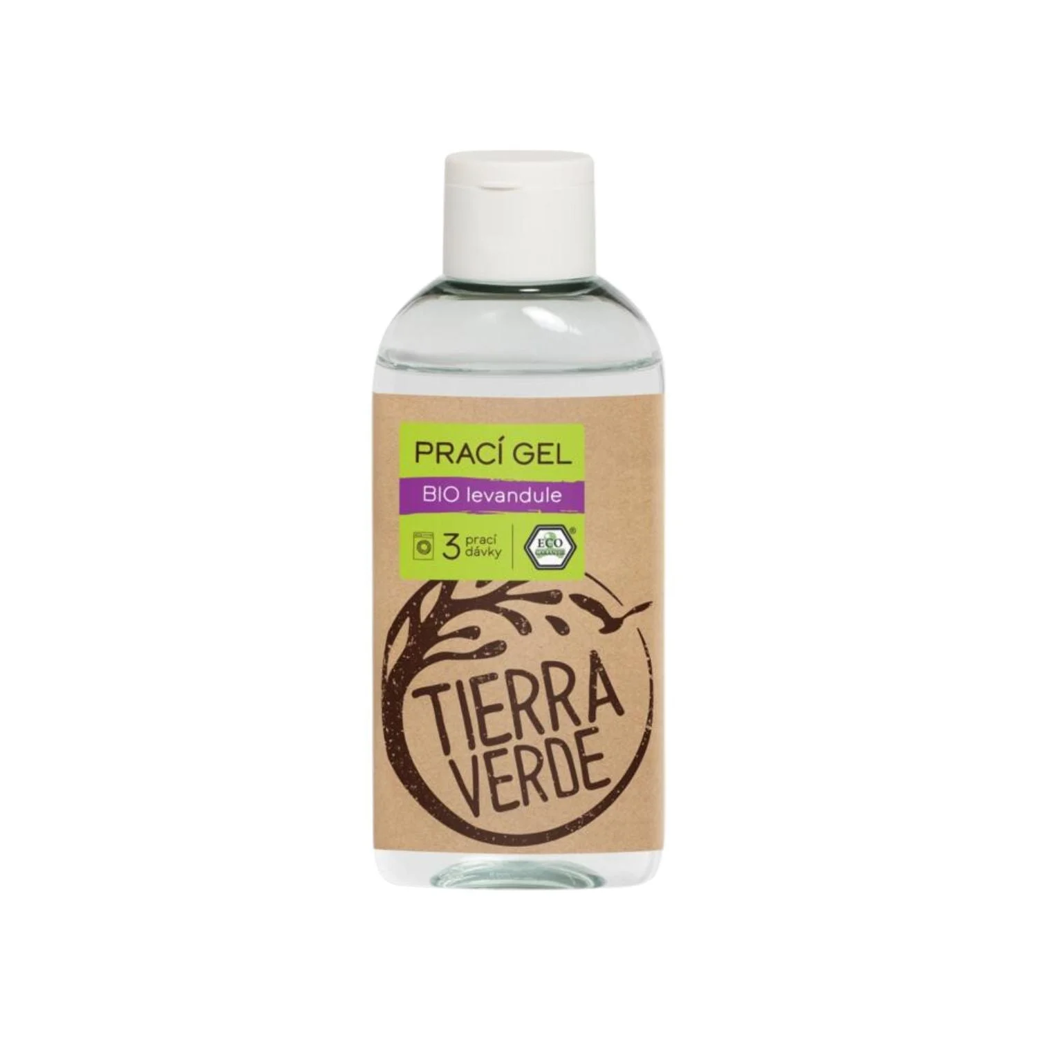 Tierra Verde Gel de lavado con aroma de lavanda BIO 100 ml - nueva fórmula mejorada