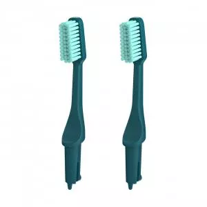 TIO BRUSH Cabezales de cepillo de dientes de repuesto (suaves) - Living Ocean - 2 piezas