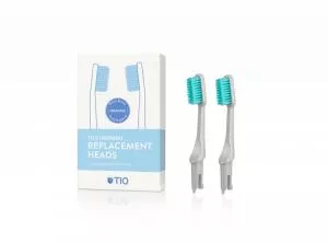 TIO Cabezales de cepillo de dientes de repuesto (medianos) (2 unidades) - gris guijarro