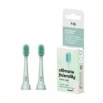 TIO SONIK Cabezal de recambio para el. cepillo dental sónico (2 piezas) - compatible con los modelos de cepillo dental philips sonicare