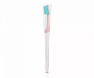 TIO Cepillo de dientes (ultra suave) - rosa coral - hecho de plantas