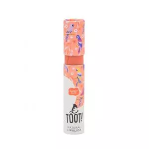 TOOT! Brillo de labios natural de melocotón - Parrot Glam (5,5 ml) - apto para personas sensibles y alérgicas