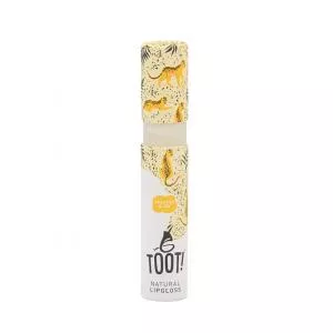 TOOT! Brillo de labios natural transparente con brillo dorado - Cheetah Glow (5,5 ml) - apto para labios sensibles y alérgicos