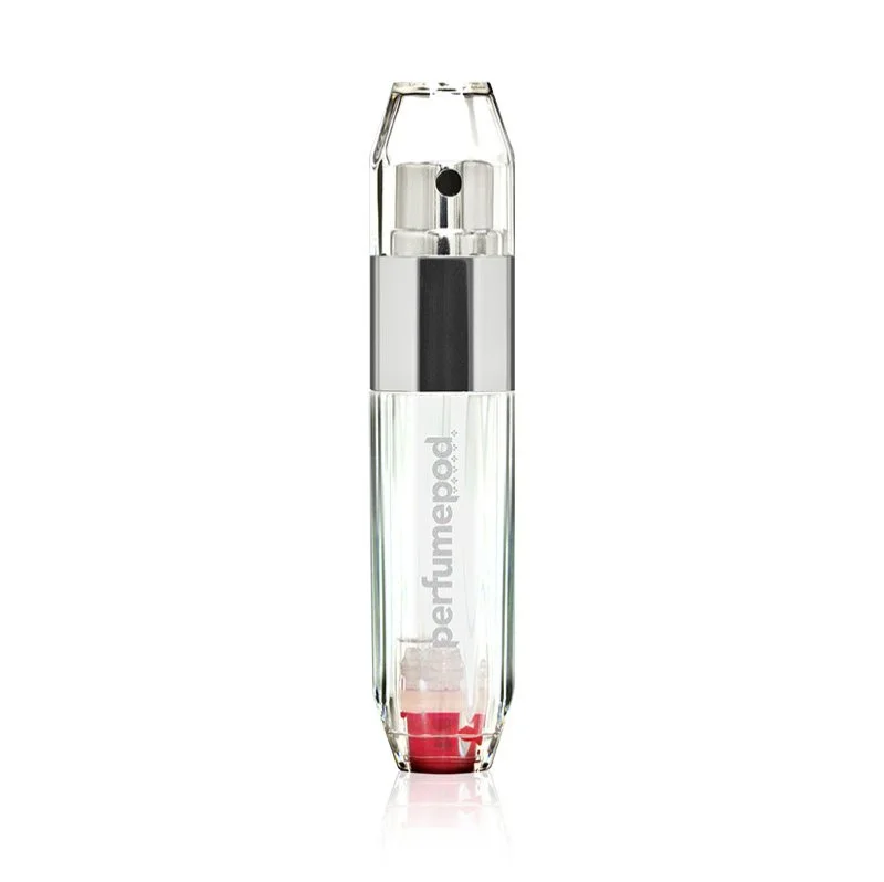 Perfume Pod Crystal atomizador de perfume rellenable Plata 5 ml