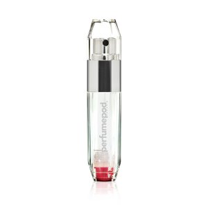 Perfume Pod Crystal atomizador de perfume rellenable Plata