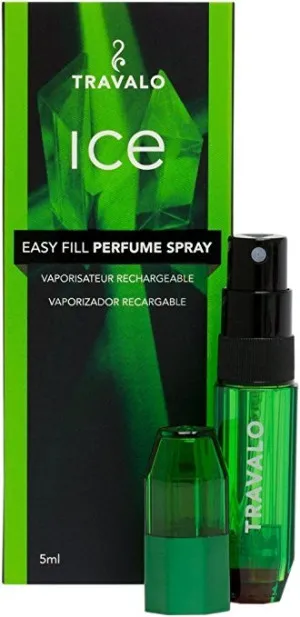 Travalo Perfume Pod Ice vaporizador recargable de perfumes para hombres