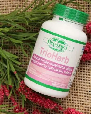 Organika TrioHerb - apoyo a la producción de leche, lactancia y amamantamiento, 60 cápsulas