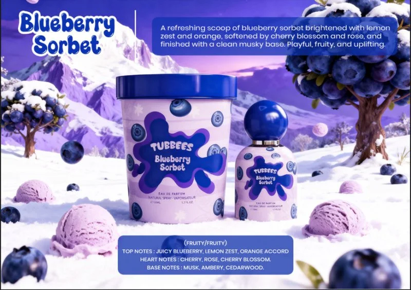 Blueberry Sorbet agua de perfume unisex 50 ml