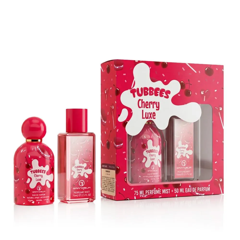 Tubbees Cherry Luxe Agua de Perfume Unisex 50 ml + Spray Corporal 75 ml