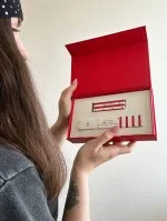 Uoga Uoga Set de regalo de cuidado intensivo para labios, pestañas y cejas Magic set - sérum para pestañas y cejas y bálsamo labial
