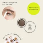Uoga Uoga Pomada cremosa para cejas (2,5 ml) 797 Pebbles & Salt - Blonde - 3 tonos para unas cejas visiblemente más pobladas