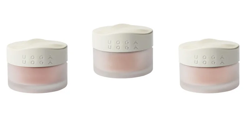 Uoga Uoga Colorete mineral suelto con ámbar (5 g) 6405 Coral Charm - realce natural de las mejillas en 3 tonos