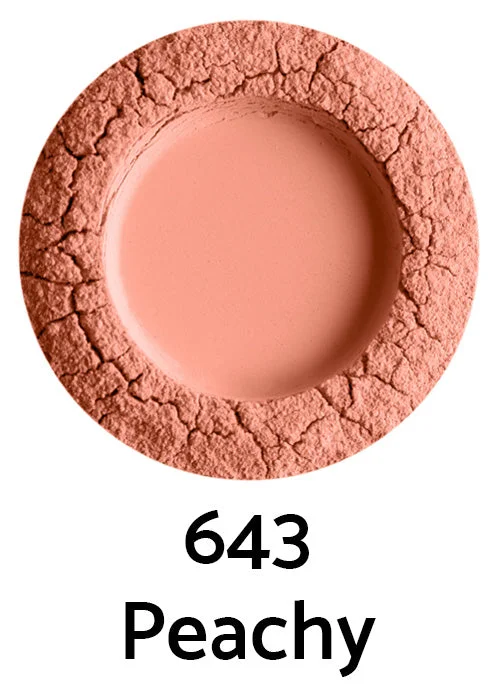 Uoga Uoga Colorete mineral suelto con ámbar (5 g) 6405 Coral Charm - realce natural de las mejillas en 3 tonos