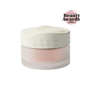 Uoga Uoga Colorete mineral suelto con ámbar (5 g) 6435 Peachy - realce natural de las mejillas en 3 tonos