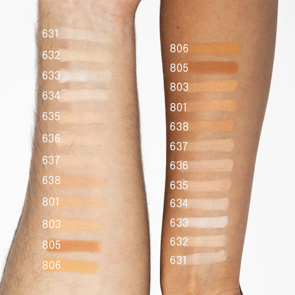 Uoga Uoga Base de maquillaje mineral en polvo (0,7 g - muestra) 636 Strawberry and Snow - para probar 12 tonos