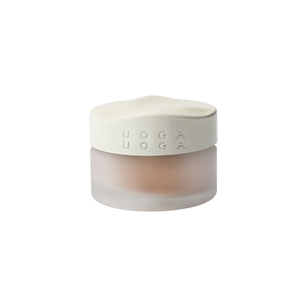 Uoga Uoga Base de maquillaje mineral en polvo con ámbar (10 g) 637 Amber Sand - ligera, natural, SPF 15
