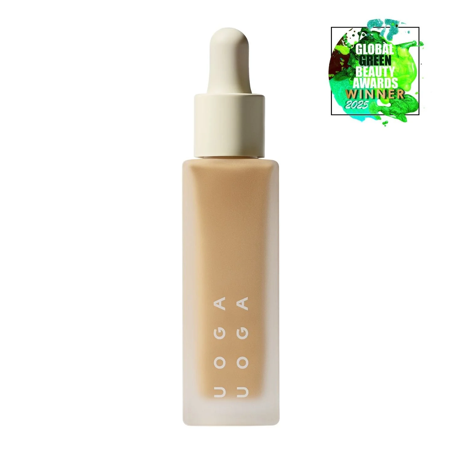 Uoga Uoga Base de maquillaje mineral líquida y sérum SPF 20 BIO (30 ml) 687 Warm Stones - hidrata y protege la piel