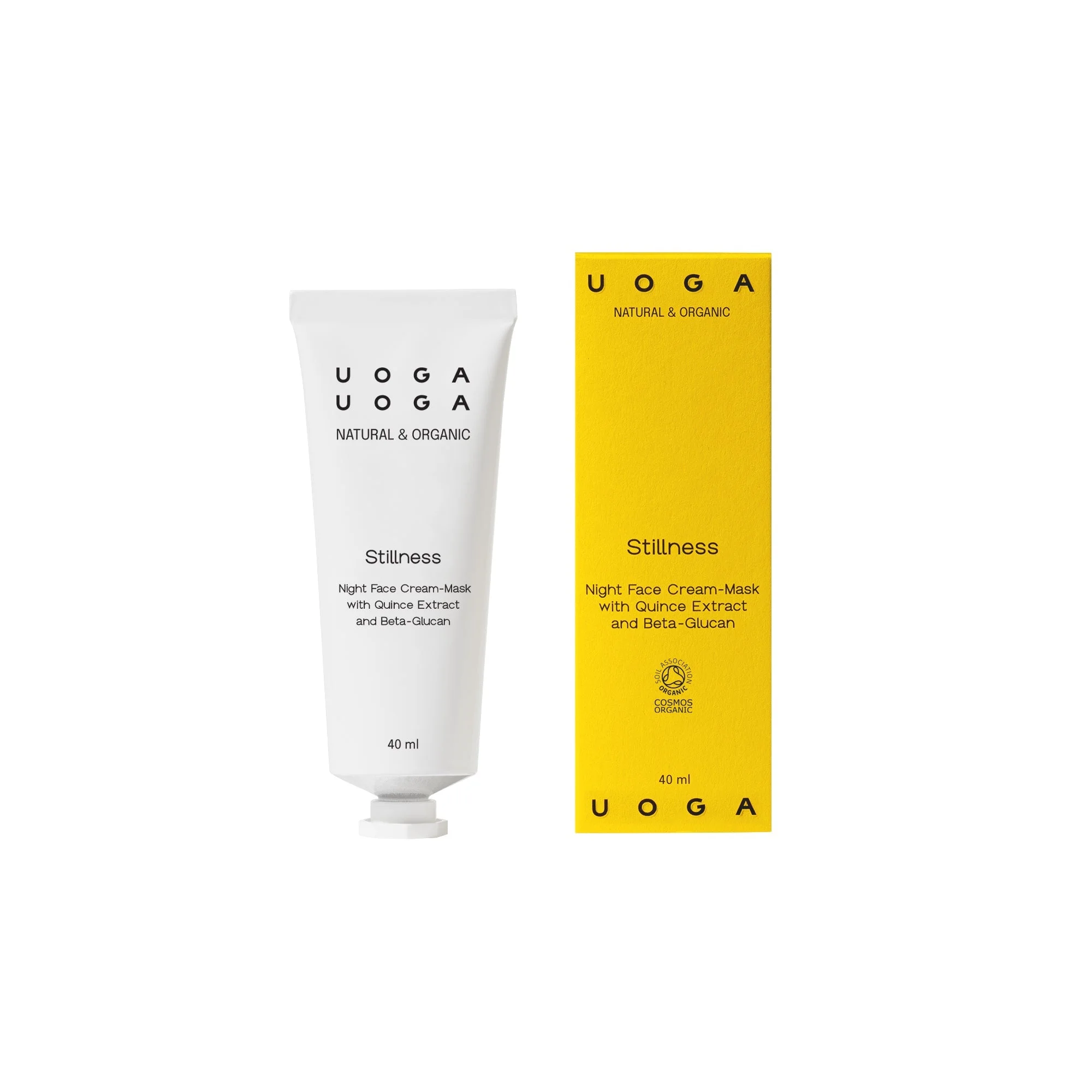 Uoga Uoga Mascarilla facial nocturna nutritiva Stillness BIO (40 ml) - con efecto hidratante intenso