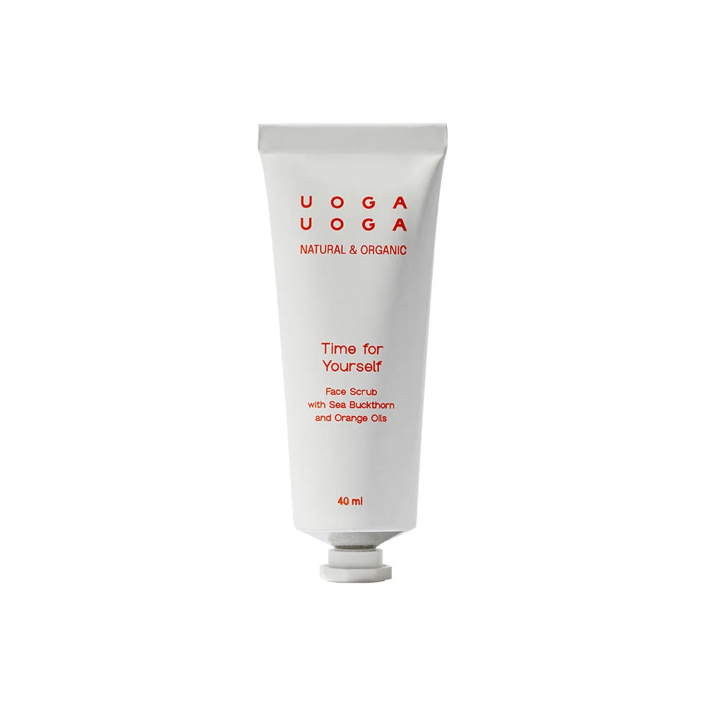 Uoga Uoga Exfoliante facial nutritivo Time for Yourself con espino amarillo (40 ml) - con aceite de naranja dulce