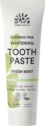 Urtekram Pasta dental blanqueadora con menta BIO (75 ml) - con fresco sabor a menta