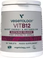 Vegetology Vegetology Vitamina B12 1000µg (Cianocobalamina) de liberación gradual 60 comprimidos