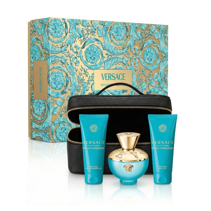 Dylan Turquoise Pour Femme eau de toilette para mujer + SG 100 ml + BG 100 ml + neceser