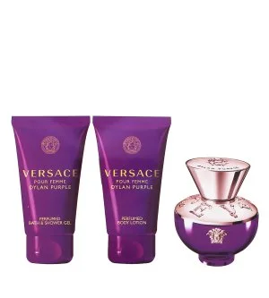 Versace Dylan Purple set de regalo 50 ml + leche corporal 50 ml + gel de ducha eau de parfum para mujer