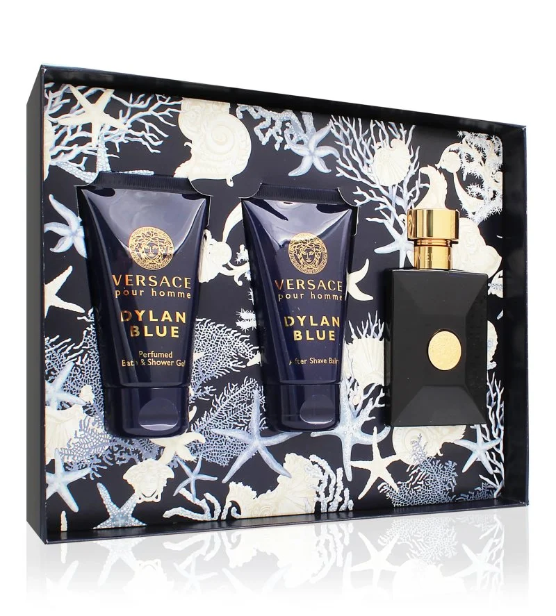 Dylan Blue Pour Homme set de regalo 50 ml + gel de ducha 50 ml + bálsamo para después del afeitado eau de toilette para hombre