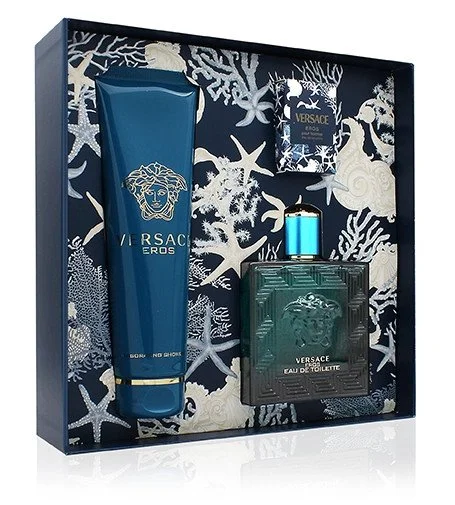 Eros set de regalo 100 ml + gel de ducha 150 ml + agua de tocador para hombre