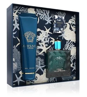 Versace Eros set de regalo 100 ml + gel de ducha 150 ml + agua de tocador para hombre