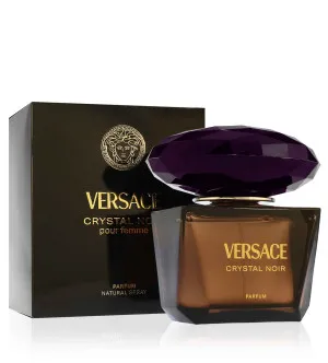 Versace Crystal Noir Parfum perfume para mujer 50 ml