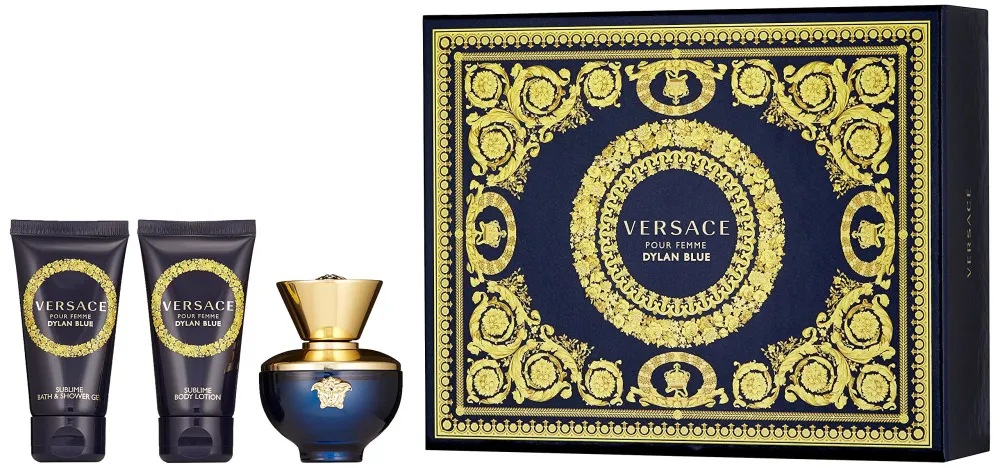 Dylan Blue Pour Femme set de regalo para mujeres eau de parfum 50 ml + loción corporal 50 ml + gel de ducha 50 ml 50 ml + tělové mléko 50 ml + sprchový gel 50 ml