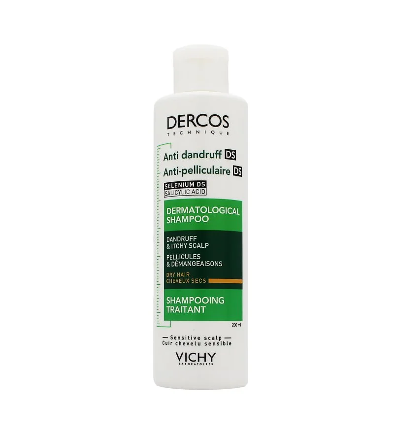 Dercos Anti-Dandruff champú anticaspa para cabello seco 200 ml