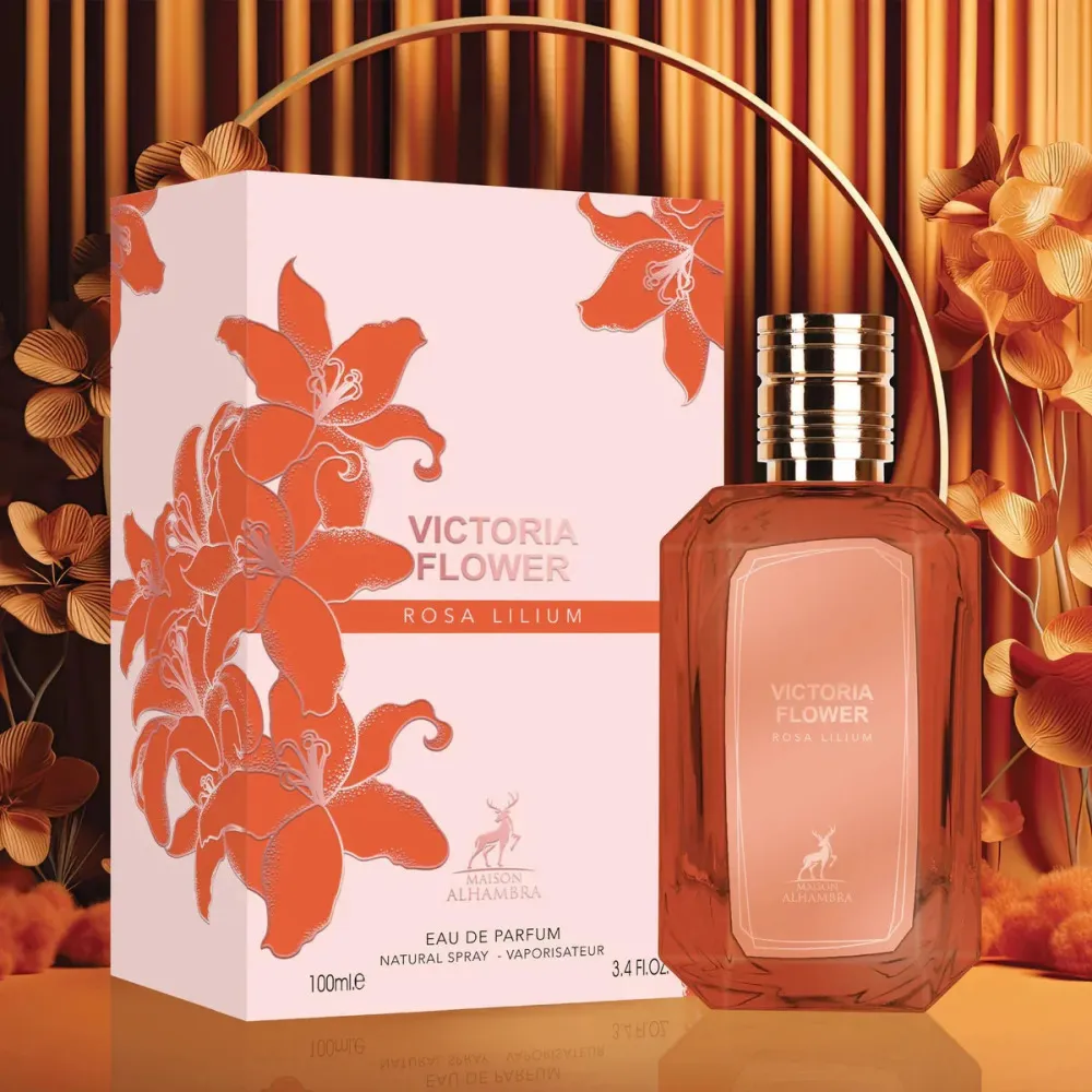Victoria Flower Rosa Lilium Eau de Parfum para mujer 100 ml