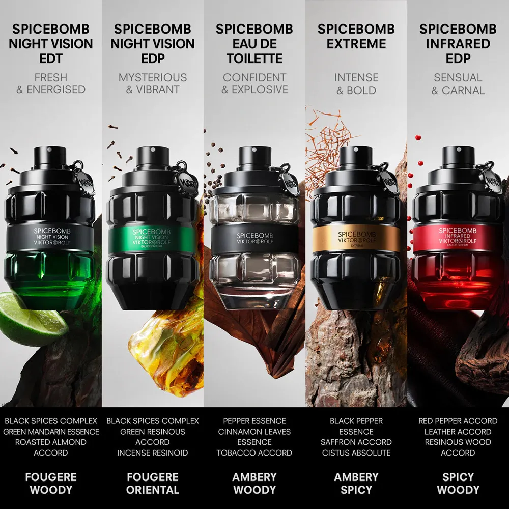Spicebomb Night Vision agua de tocador para hombre 50 ml