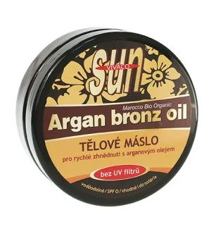 Vivaco SUN Argan Bronz Oil manteca bronceadora con aceite de argán bio sin filtros UV