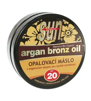 Vivaco SUN Argan Bronz Oil manteca solar con aceite de argán bio SPF 20