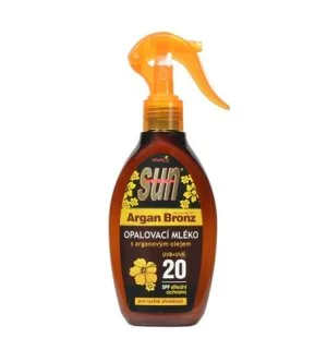 Vivaco Sun Argan Bronz leche solar con aceite de argán SPF 20