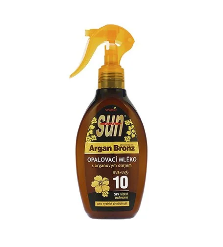Sun Argan Bronz leche solar con aceite de argán SPF 10 200 ml