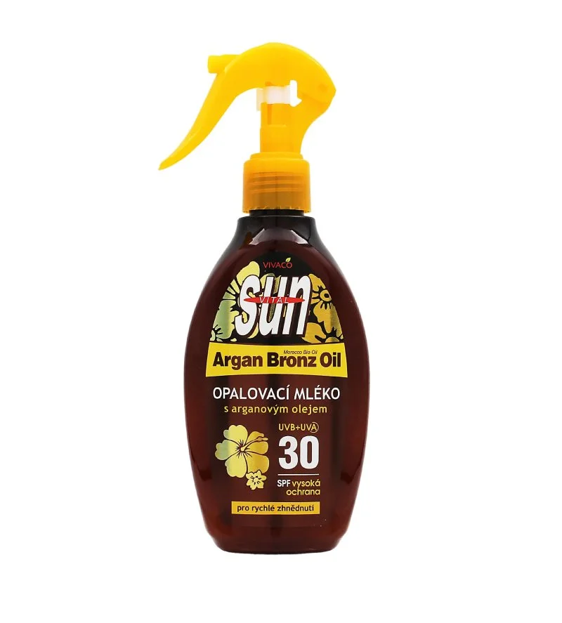 Sun Vital Argan Oil leche solar con aceite de argán BIO SPF 30 200 ml