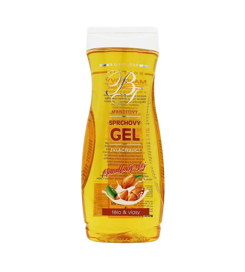 Body Tip Gel de ducha suavizante con aceite de almendras 300 ml