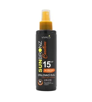 Vivaco Sun Bronz Carotene aceite bronceador SPF 15